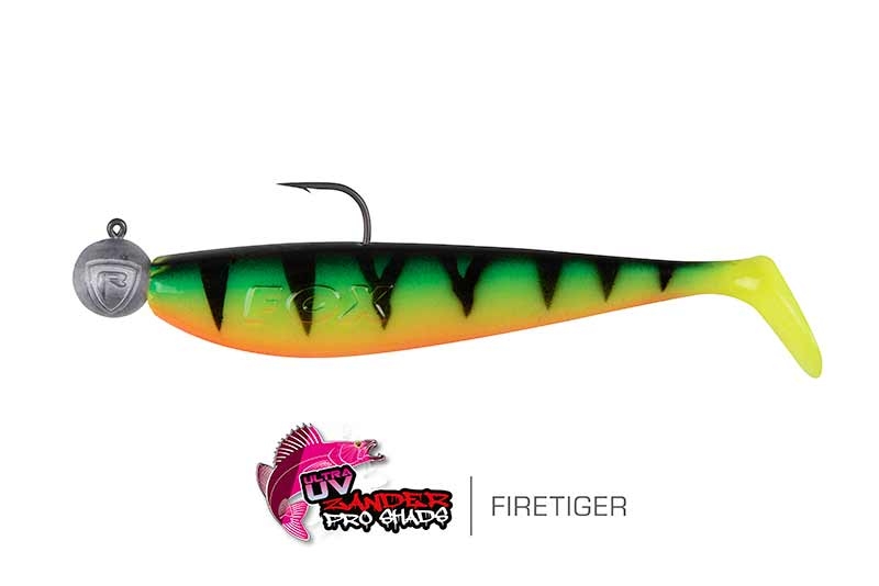 Zander Pro Shad Loaded 12cm/12gr UV Firetiger